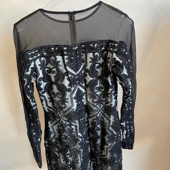 Tadashi Shoji Contour Panel Lace Cocktail Dress - Picture 3 of 5